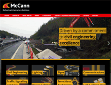 Tablet Screenshot of mccann-ltd.co.uk